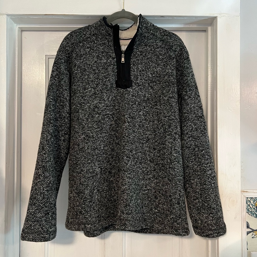 MENS ORVIS WOOL LINED PULL OVER SIZE L